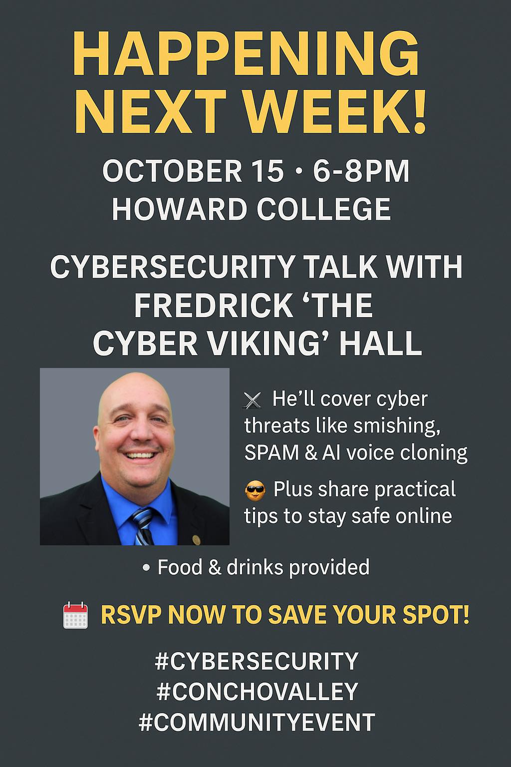 CyberSecurity Talk with Frederick 'The Cyber Viking' Hall